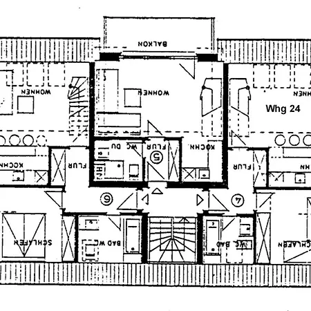 Апартаменты Waldstrasse 19a, Whg 24, Feriendomizil Am Suedstra Вик-ауф-Фёр